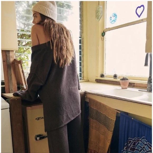 Free People Hailee Sweater Set in hot fudge - Picture 3 of 6